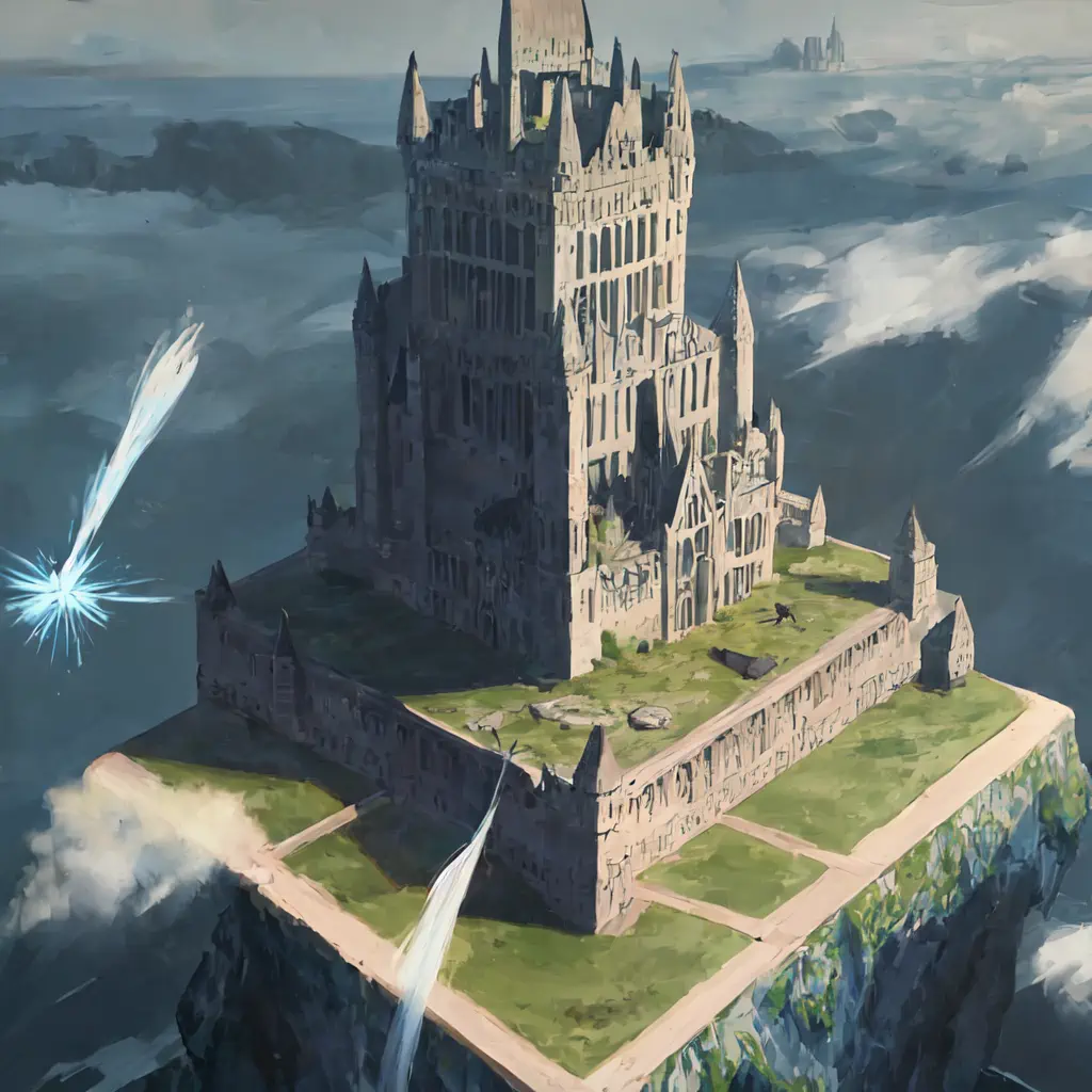 A flying castle